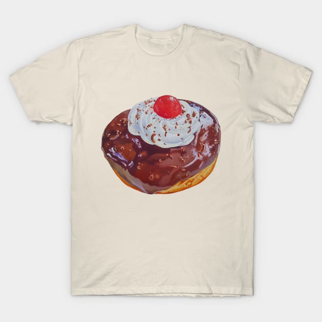 Black Forest Donut painting (no background) T-Shirt by EmilyBickell